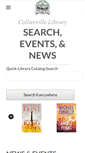 Mobile Screenshot of colliervillelibrary.org
